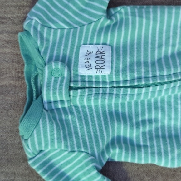 Carter's Preemie 2-Pack 2-Way Zip Cotton Footed Sleep and Plays - Picture 4 of 10